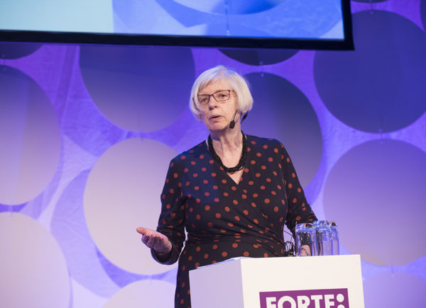 Jill Rubery presenterar på Forte Talks 2019